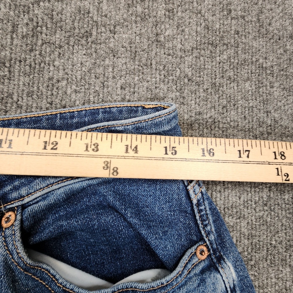 American Eagle Outfitters Women’s Blue High-Rise Relaxed Jeans - Picture 5 of 10